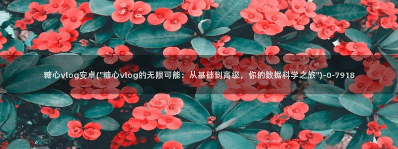 糖心心vlog：糖心vlog安卓(\