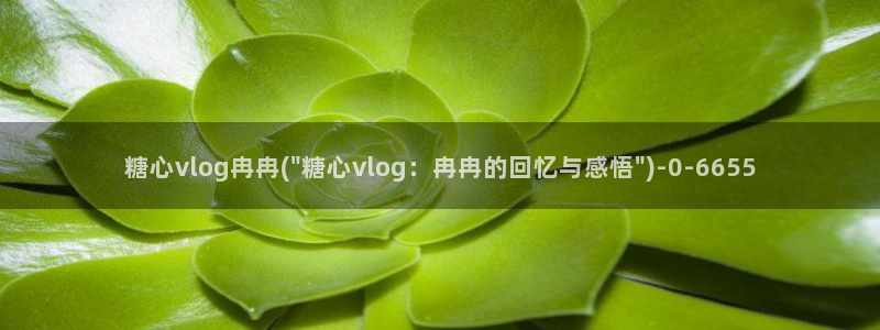 糖心娜娜糖心vlog最新款式介绍：糖心vlog冉冉(\